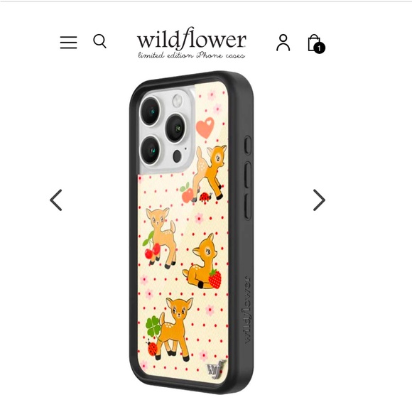 WILDFLOWER LIMITED EDITION OH DEER IPHONE 16 PRO CASE - Picture 5 of 6